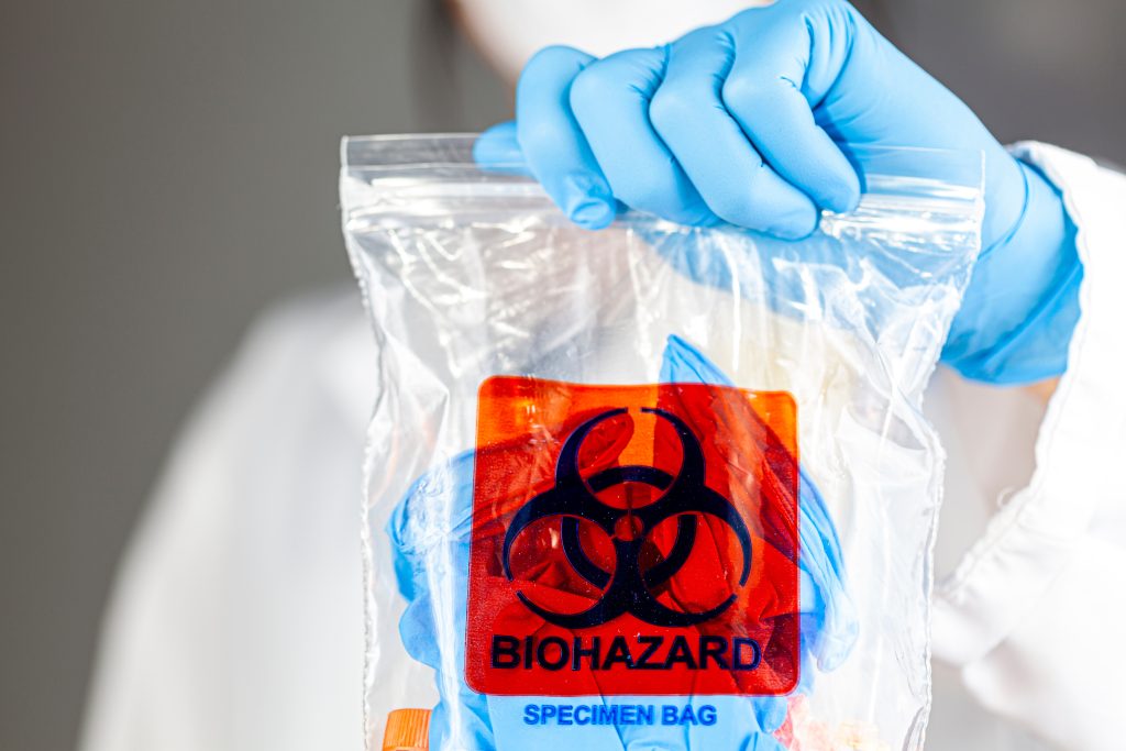 Biohazard waste
